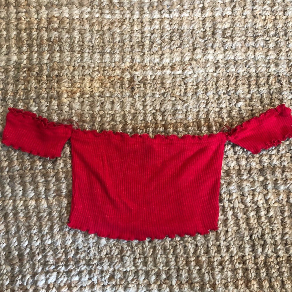 Strapless crop top 💋❤️
